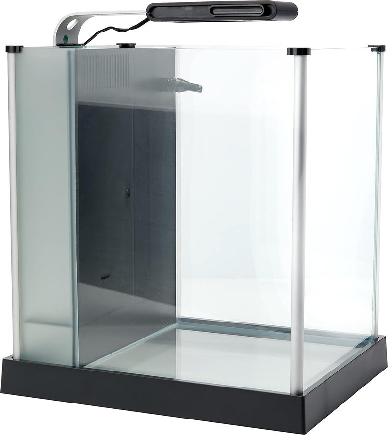 Fluval SPEC Freshwater Aquarium Kit, Aquarium with LED Lighting and 3-Stage Filtration, 2.6 Gallon, Black, Large Breeds - Image 1